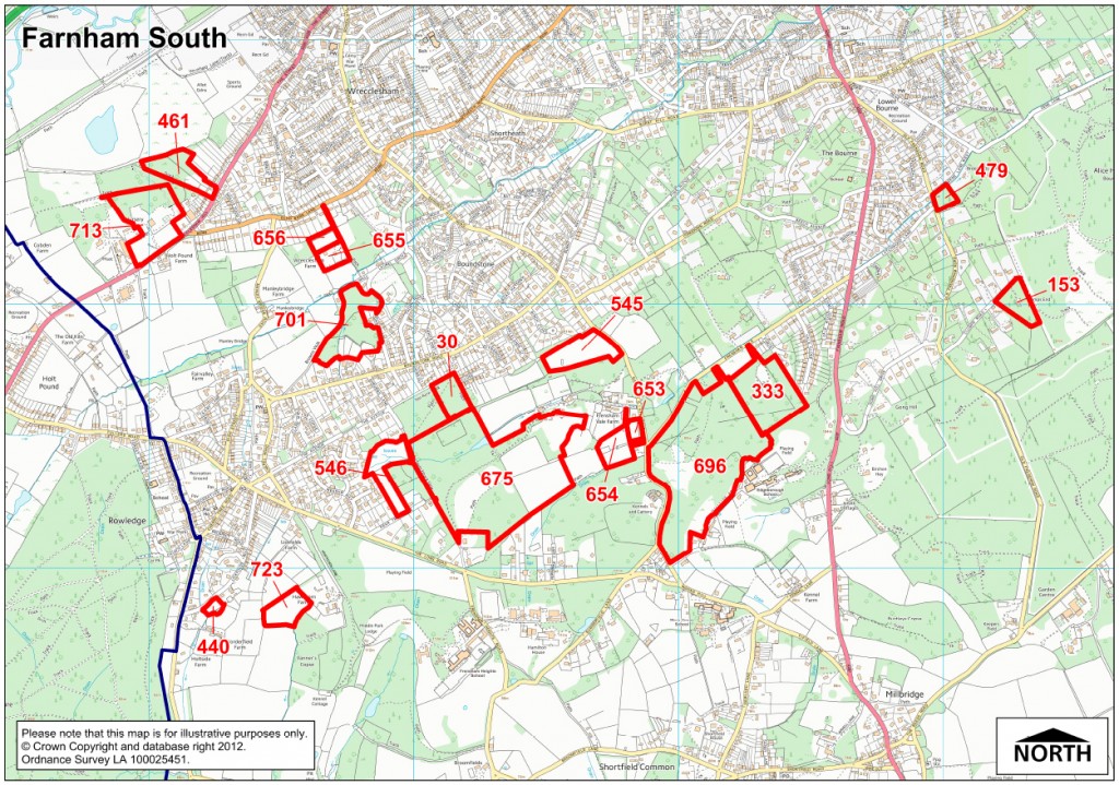 Waverley SHLAA 2014 Farnham South